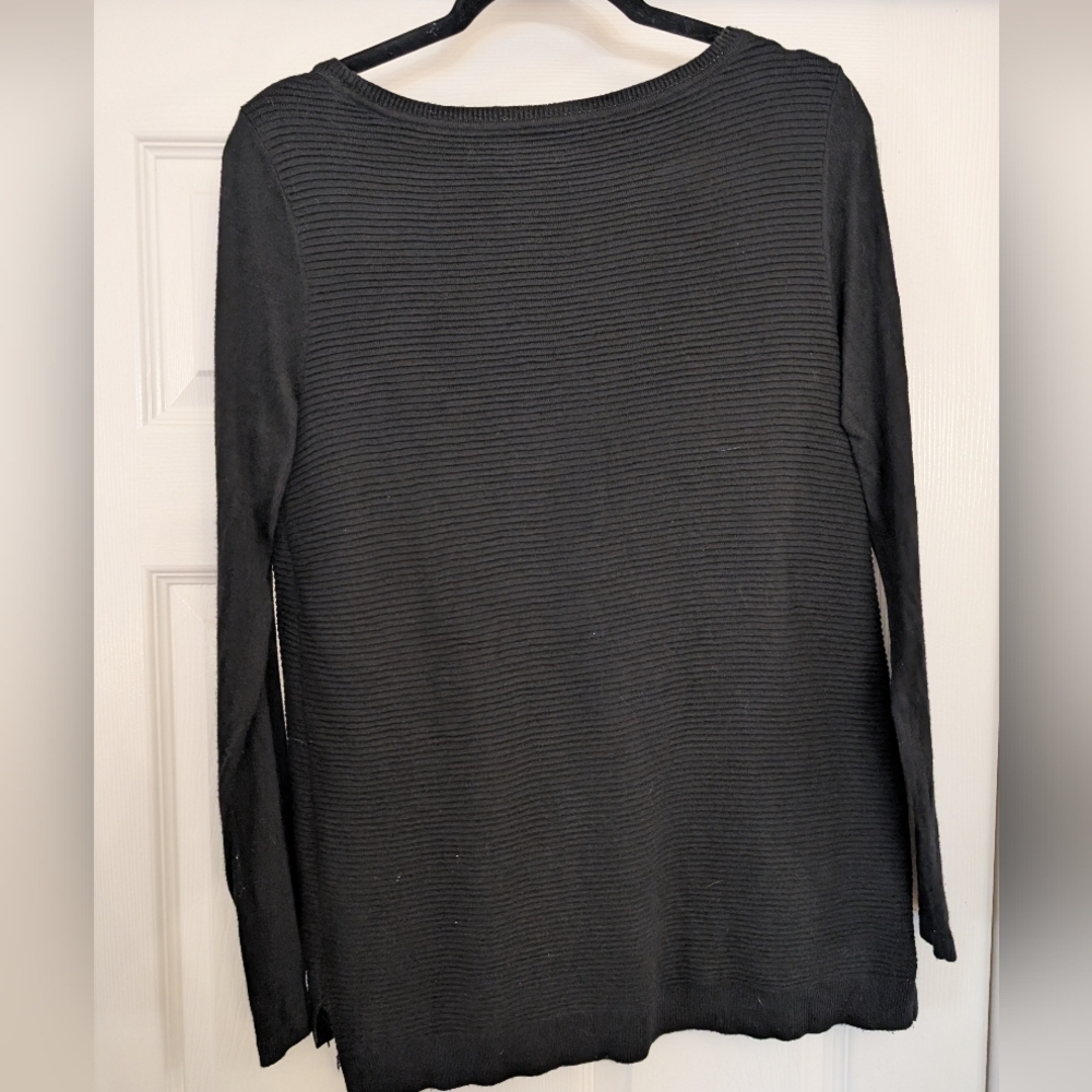 TALBOTS Ribbed Crewneck Sweater - Picture 6 of 6